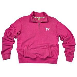 Y2k PINK Victorias Secret Pullover Sweatshirt Womens S 2000s Preppy Bratz Lounge